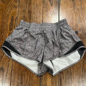 grey hotty hot lululemon shorts